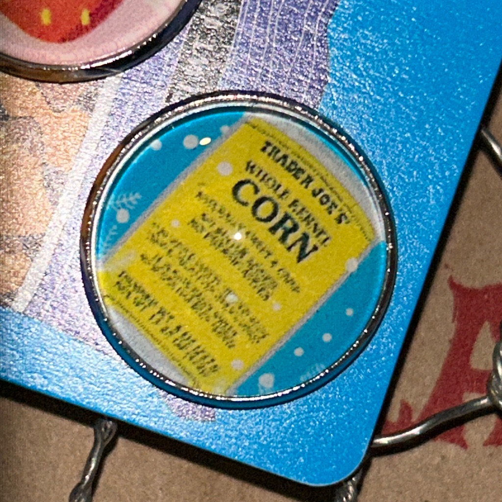 Trader Joe’s Button 18mm Canned Corn